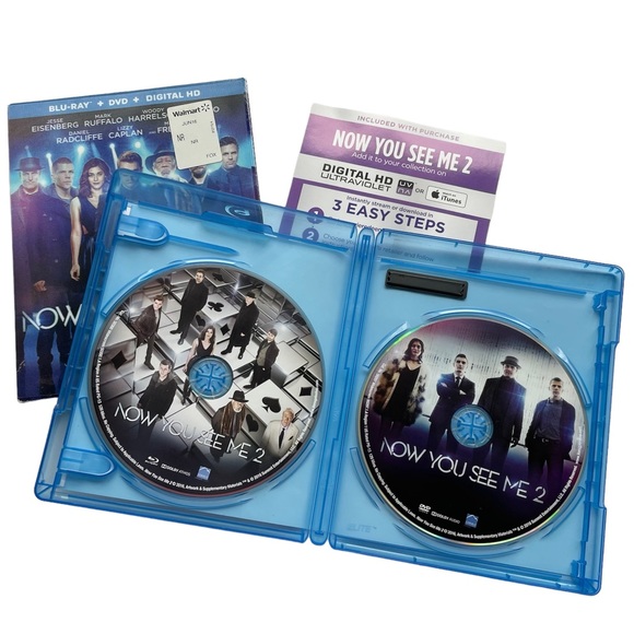 Now You See Me 2 Blu-Ray + DVD EUC - Picture 3 of 5